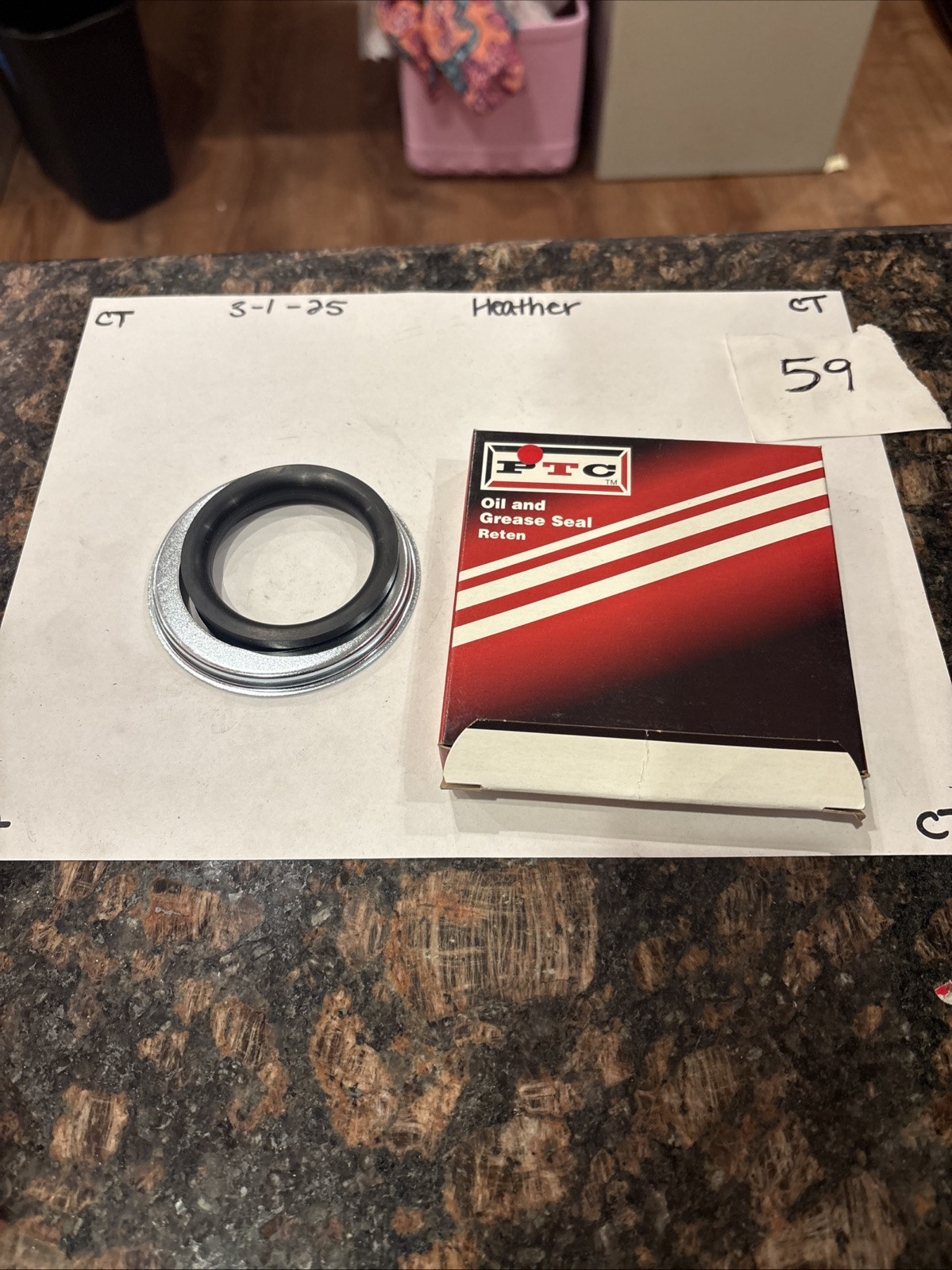 PTC Wheel Seal Kit PT5682 Replaces Chicago Rawhide 21294