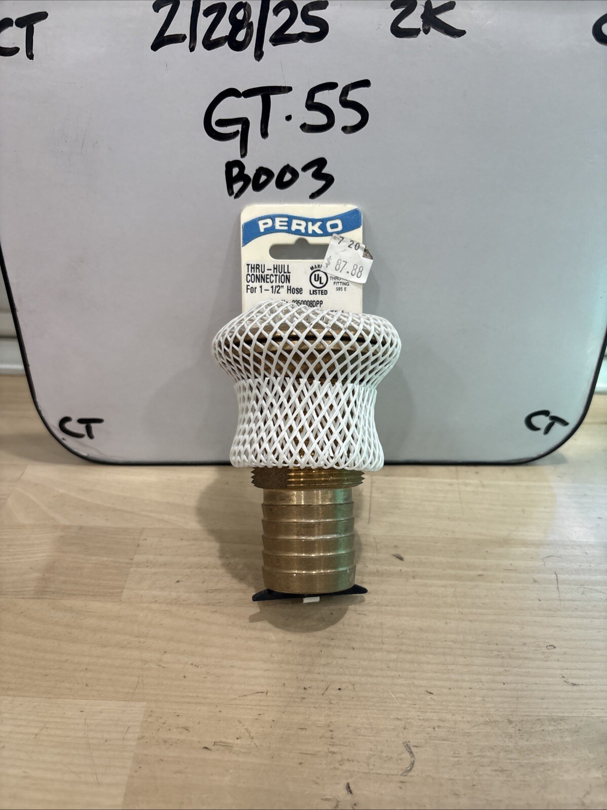 Perko 1-1/2" Thru-Hull Fitting f/ Hose Bronze Made in the USA