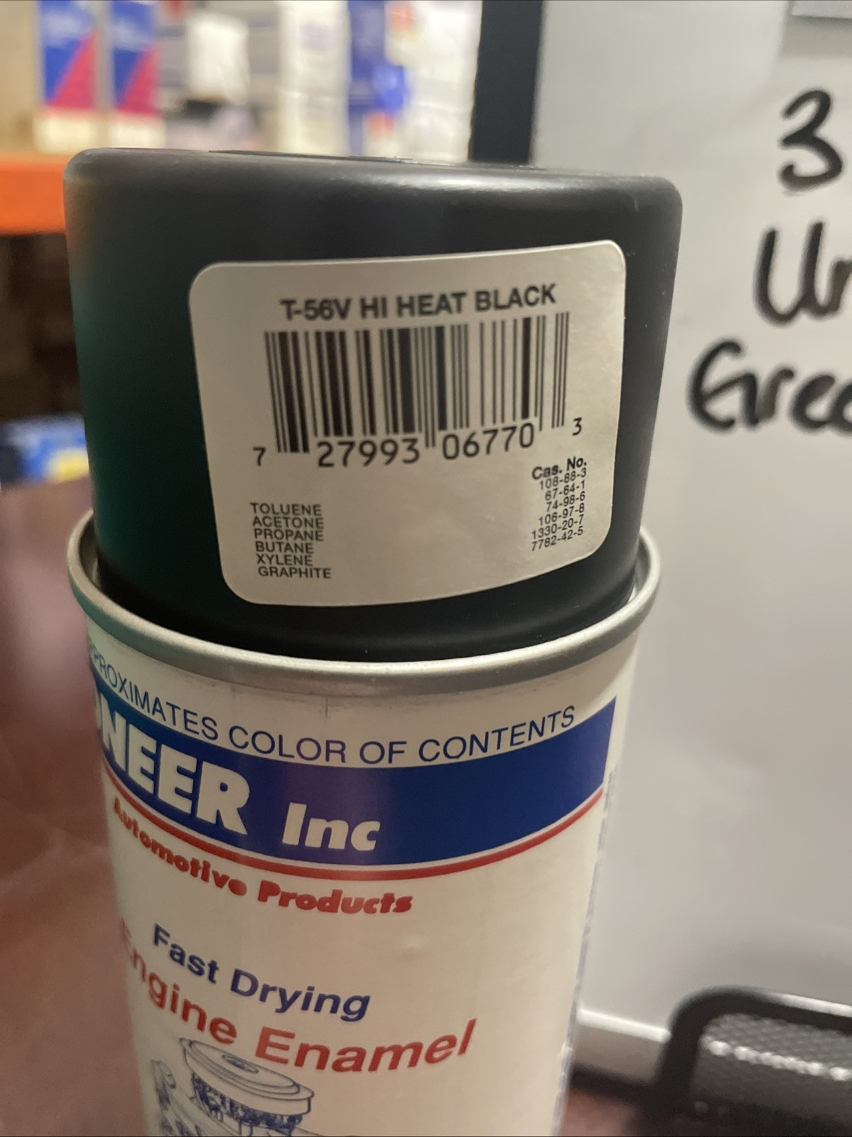 Pioneer Fast Drying Engine Enamel T-56V Hi Heat Black - Image 3