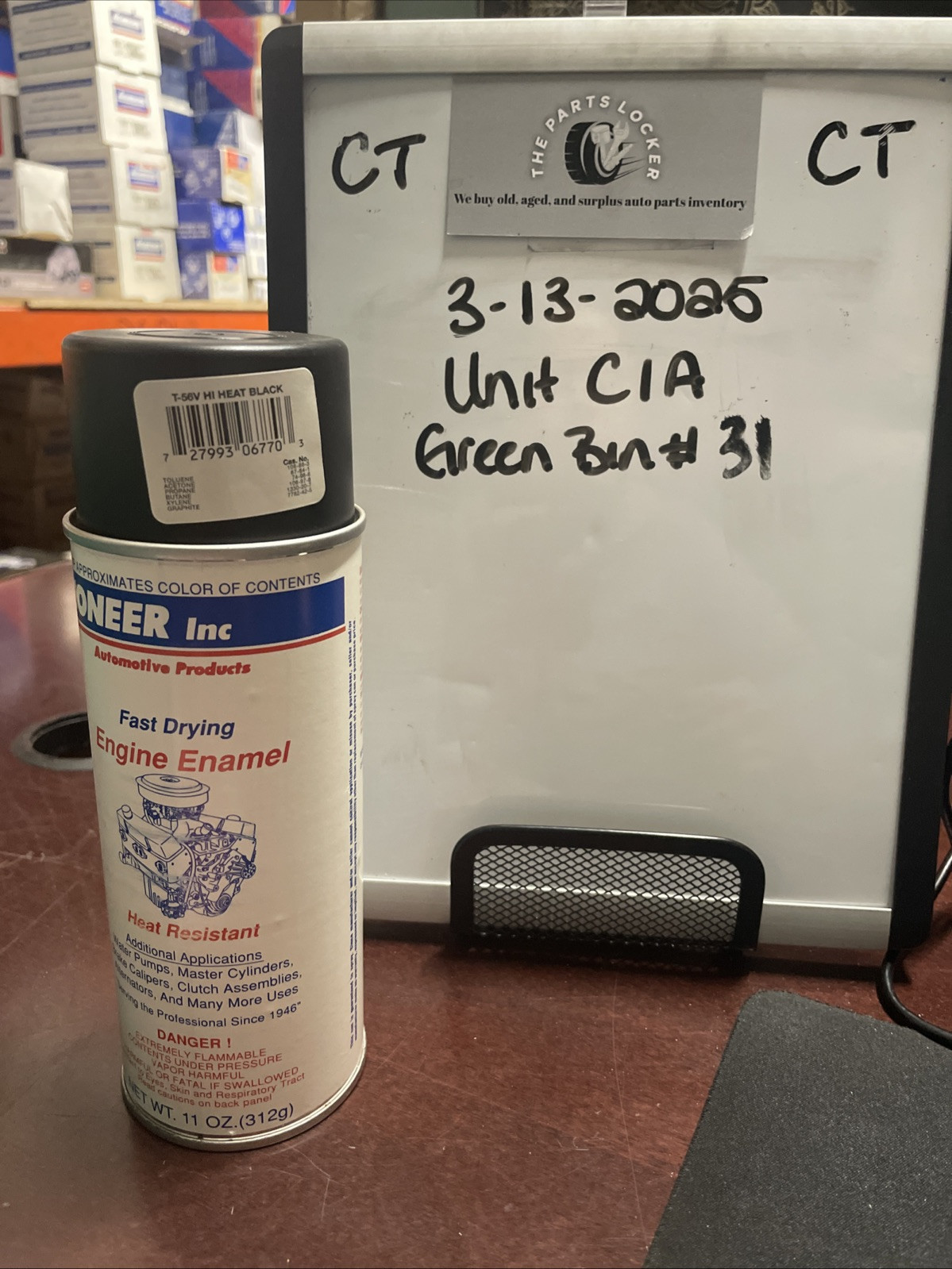 Pioneer Fast Drying Engine Enamel T-56V Hi Heat Black