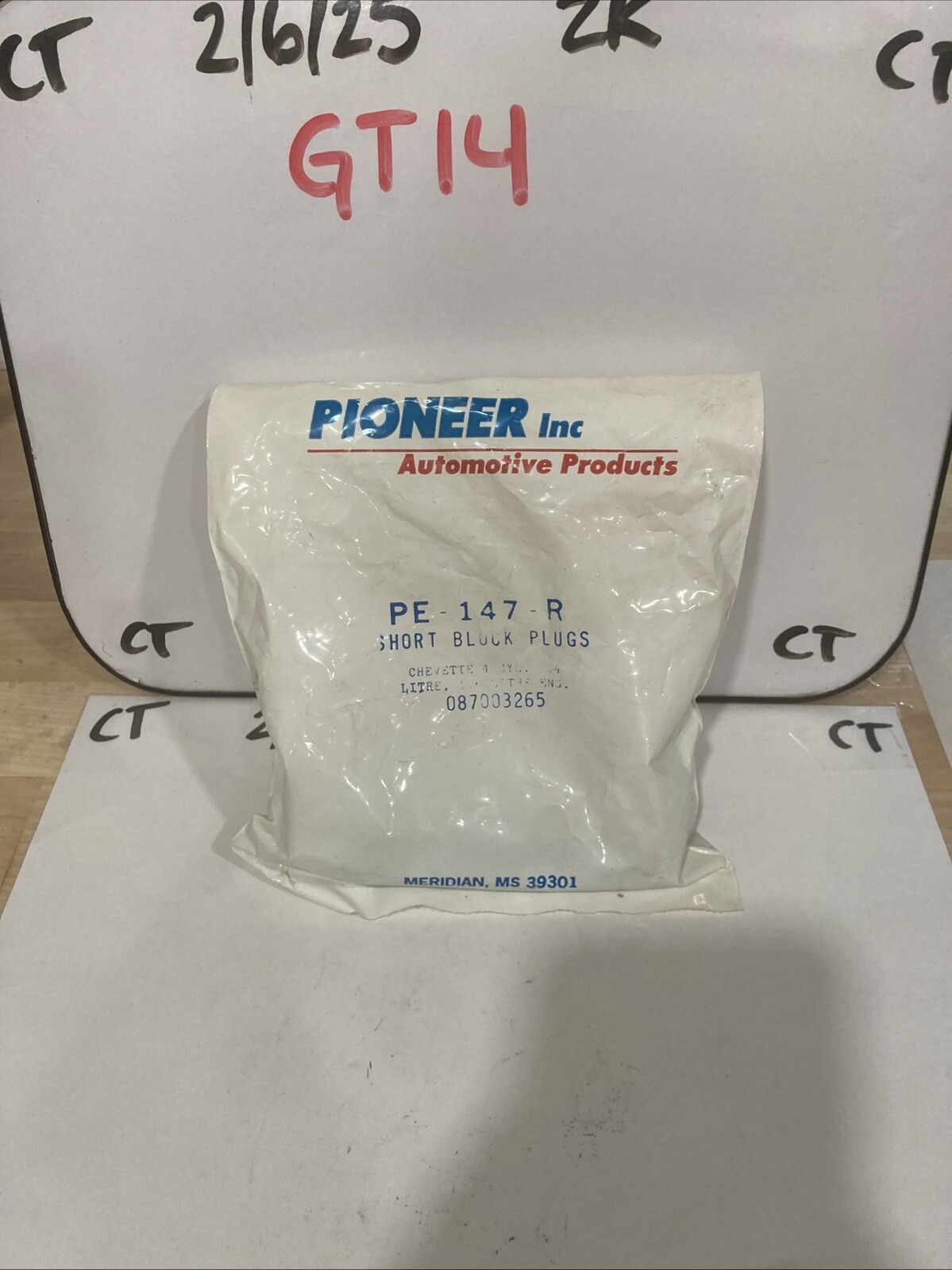 Pioneer engine block plugs PE-147-R