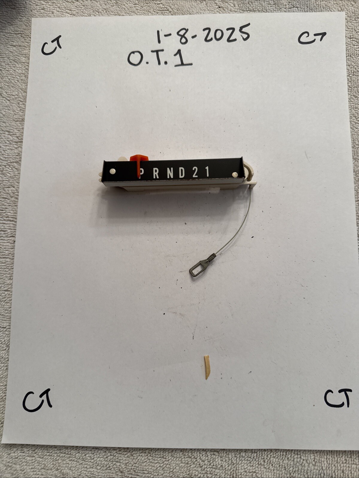 Plymouth Shift Indicator 8123229 Group No 7-537