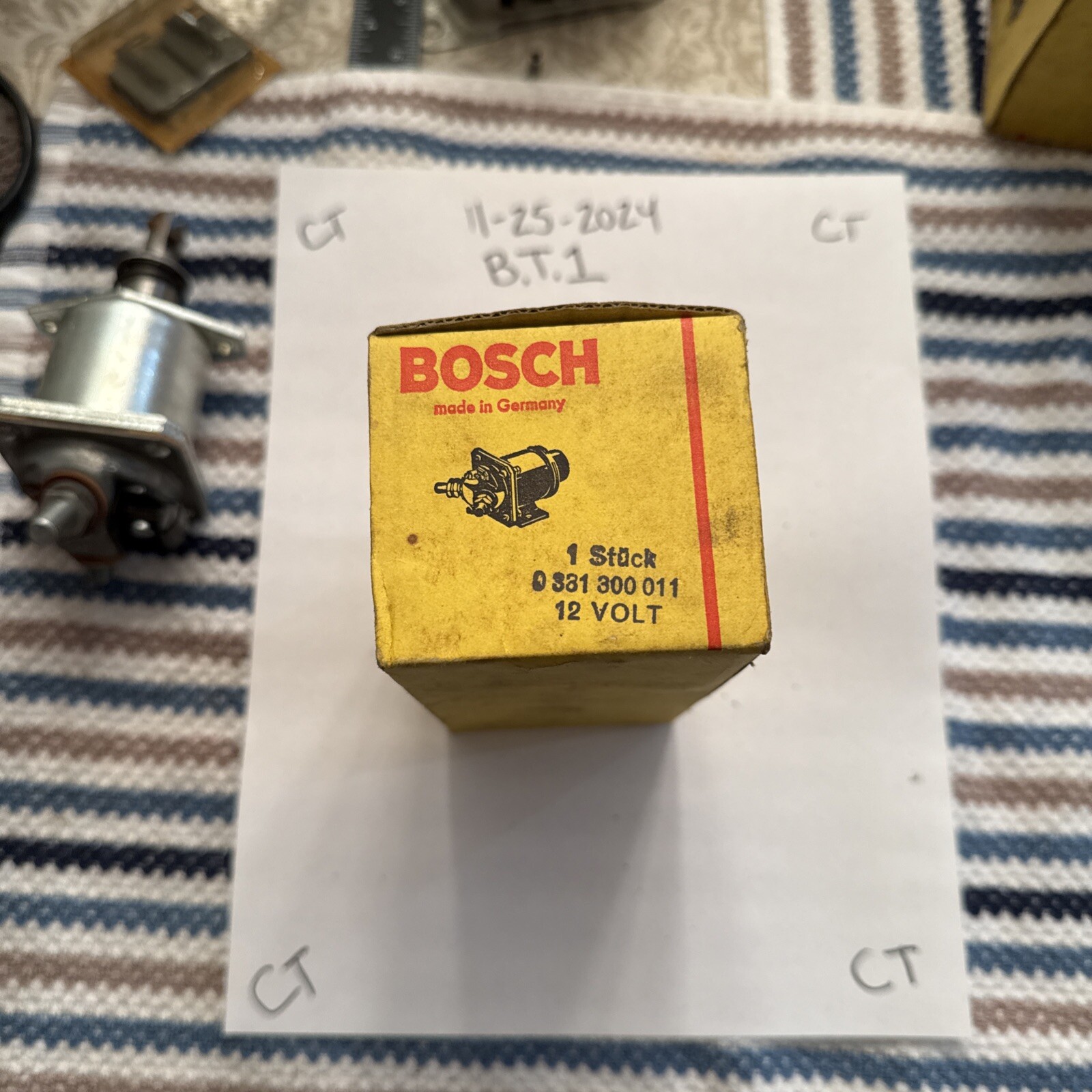 Porsche VW Type 1 Starter Solenoid 12v New Bosch 0331300011