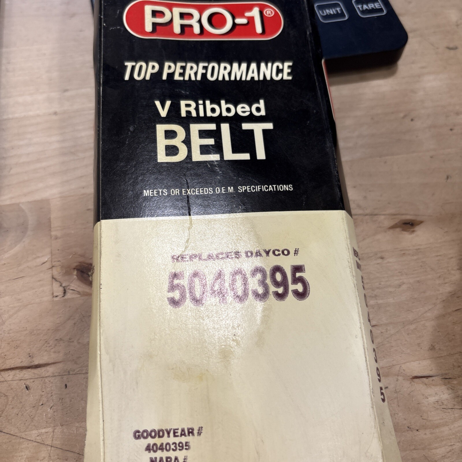 Pro-1 V Ribbed Serpentine Belt Replaces Dayco 5040395 & Gates K040395 - Image 3