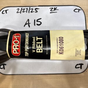 Pro-1 V Ribbed Serpentine Belt Replaces Dayco 5061080 & K061080