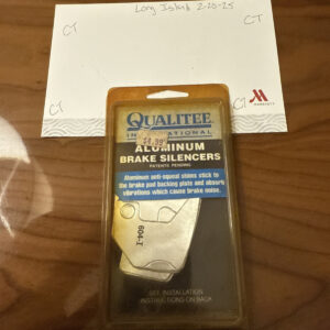 Qualitee International Aluminum Car Brake Silencers 604