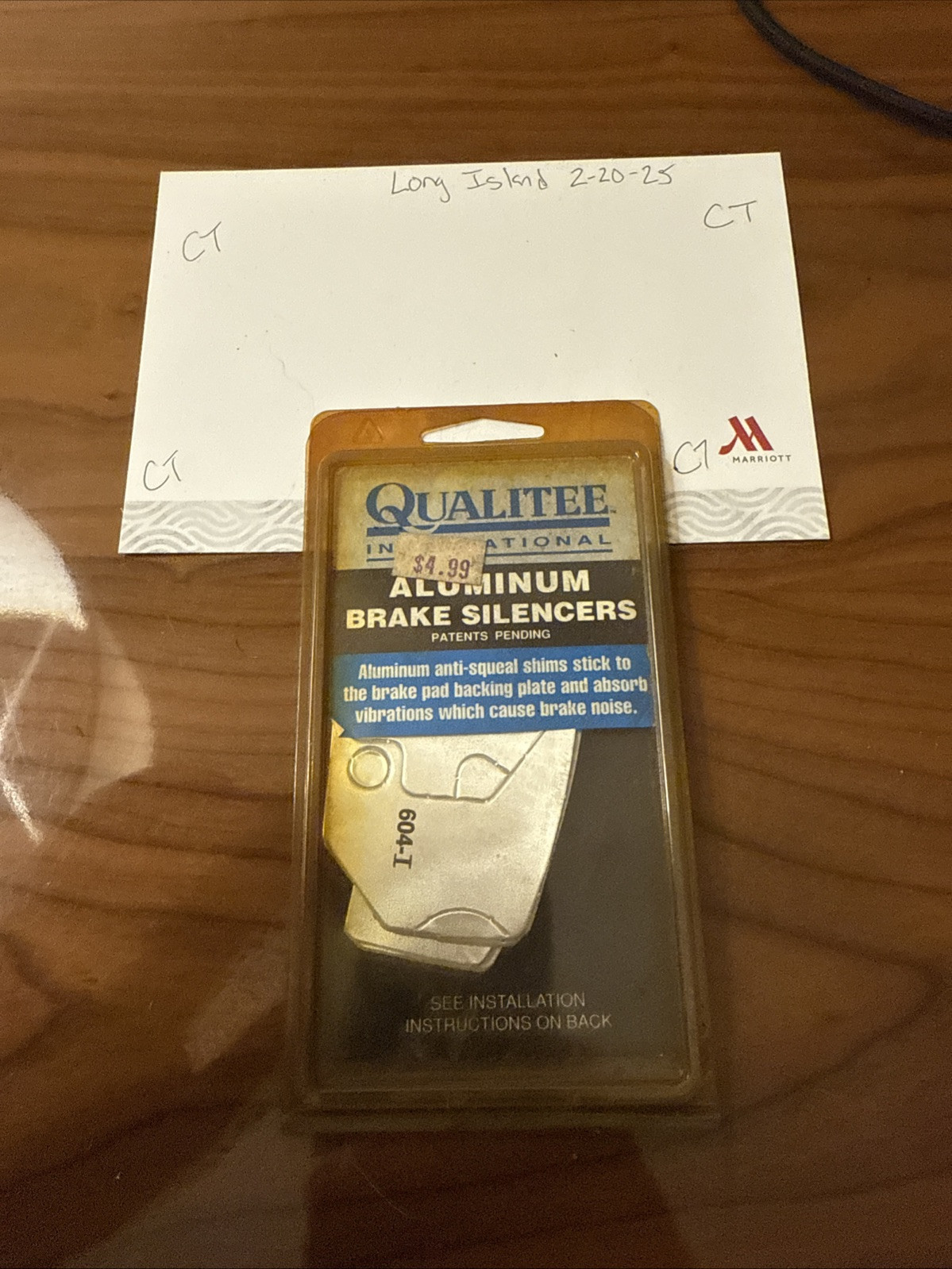 Qualitee International Aluminum Car Brake Silencers 604