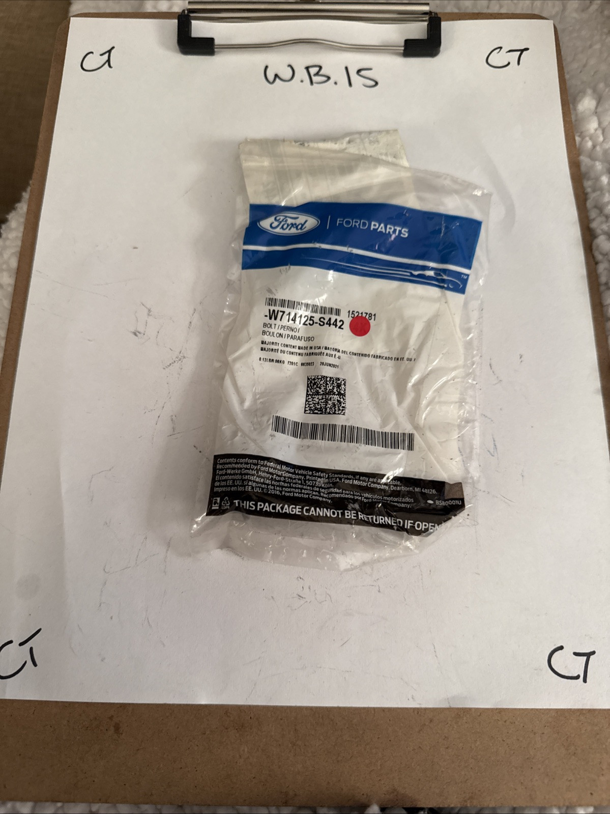 Quantity 1 - W714125S442