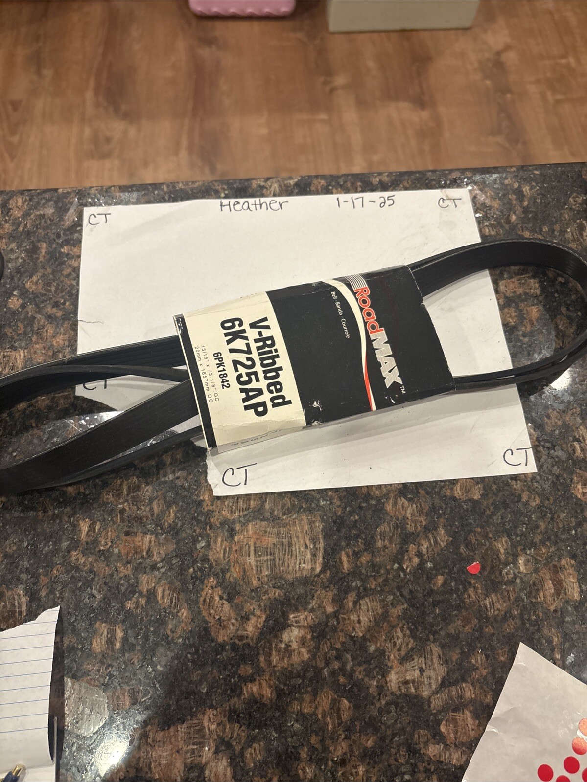 RoadMax 6K725AP V-Ribbed Belt