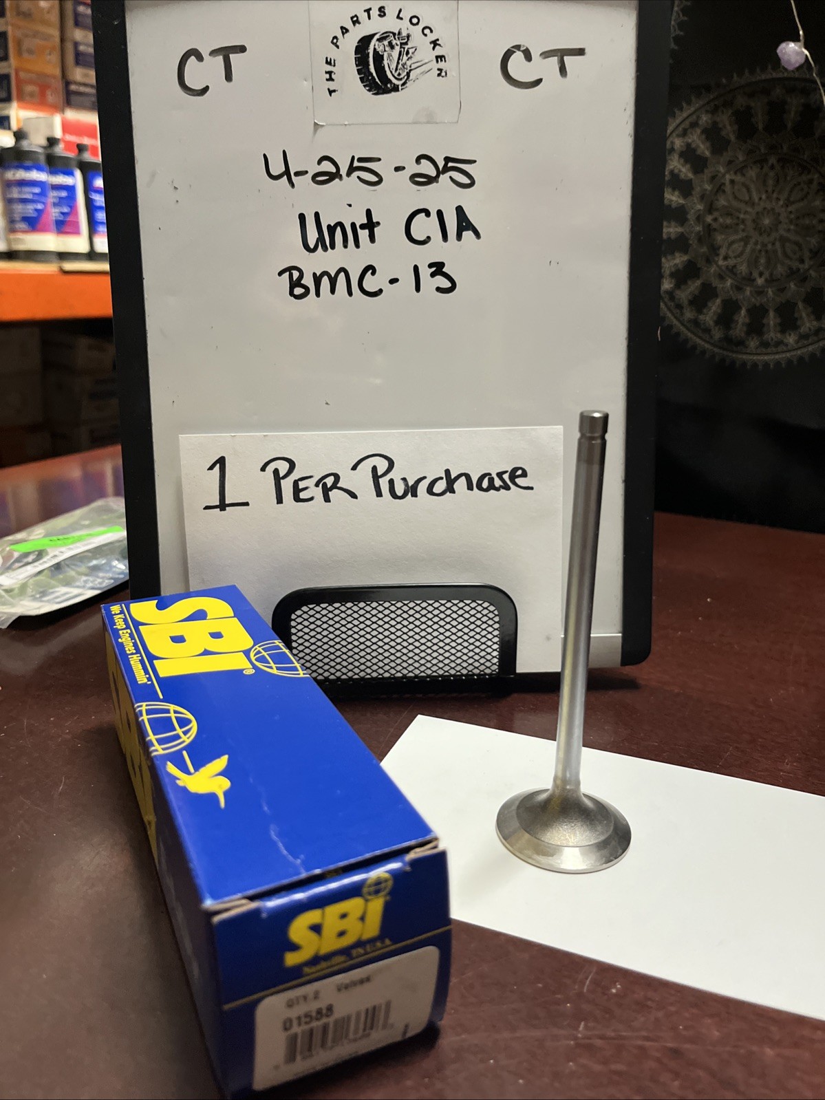 SBI 01588 Engine Exhaust Valves Sold Individually