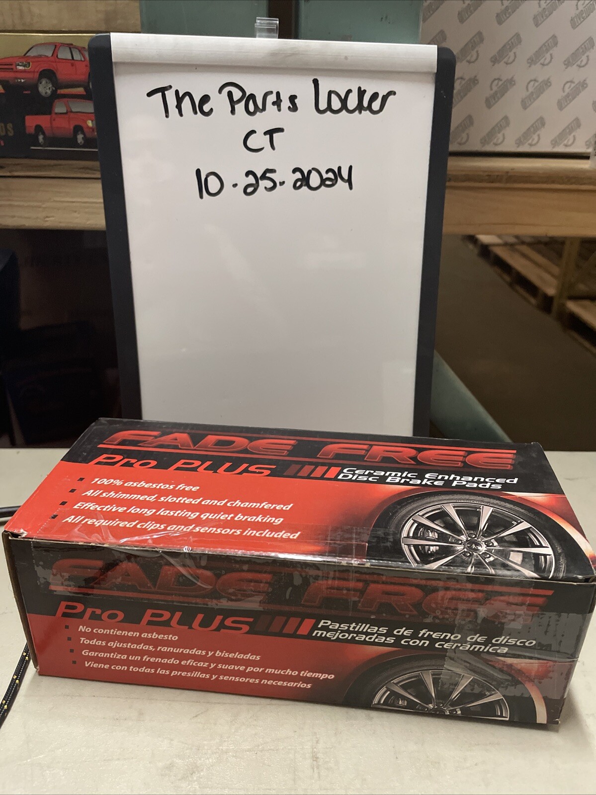 SMXD 493-7663 PRO PLUS Automotive Ceramic Fade Free Disc Brake Pads