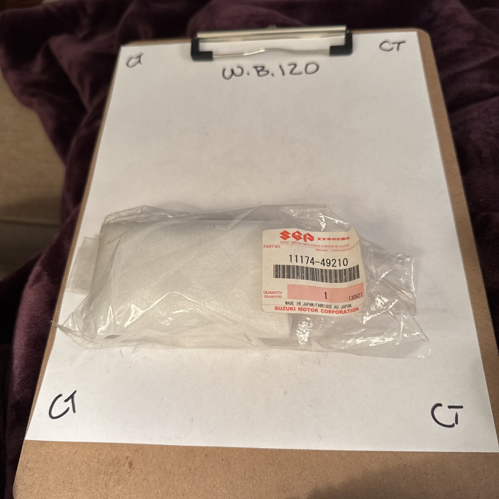 SUZUKI OEM NOS 11174-49210 CYLINDER HEAD COVER CAP FITS VARIOUS MODELS