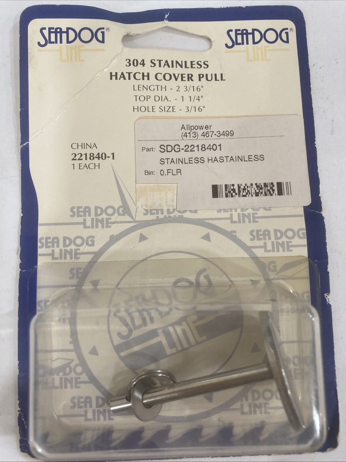 Seadog 304 Stainless Hatch Cover Pull 221840-1 - Image 3