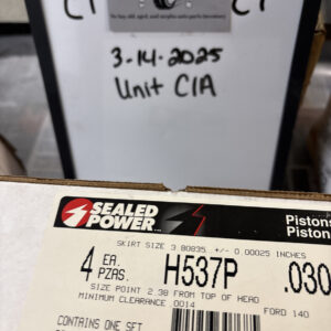 Sealed Power Engine Pistons H537P.030, set of 4, fits Ford, Lincoln, Mercury