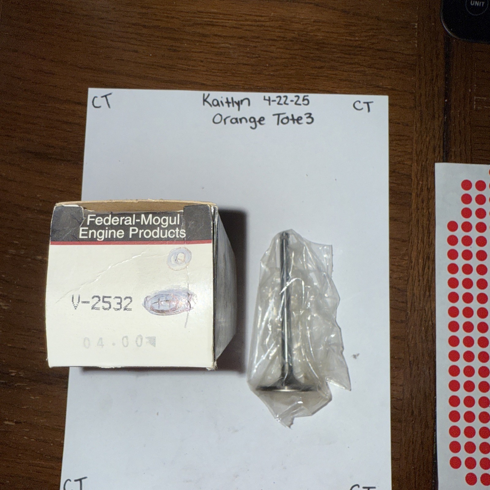 Sealed Power V2532 Intake Valve (Sold Individually)