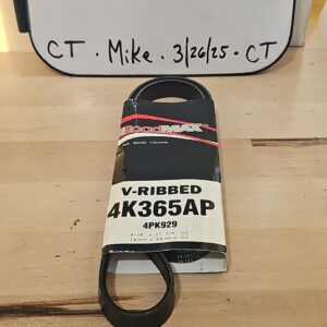 Serpentine Belt-Automotive V-Ribbed Belt (Standard) Roadmax 4K365AP