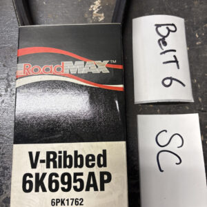 Serpentine Belt-Automotive V-Ribbed Belt (Standard) Roadmax 6K695AP