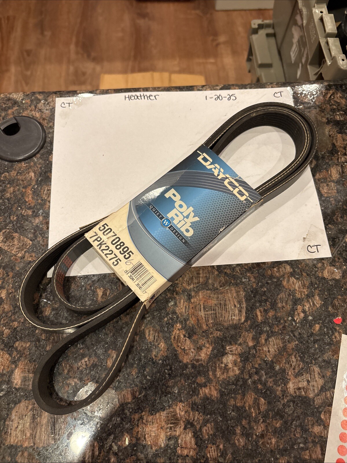 Serpentine Belt Dayco PolyCog 5070895 / 7PK2275