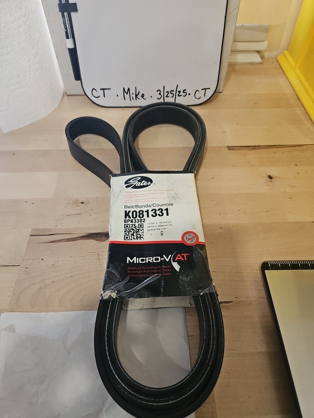 Serpentine Belt-Premium OE Micro-V Belt Gates K081331 - Image 3