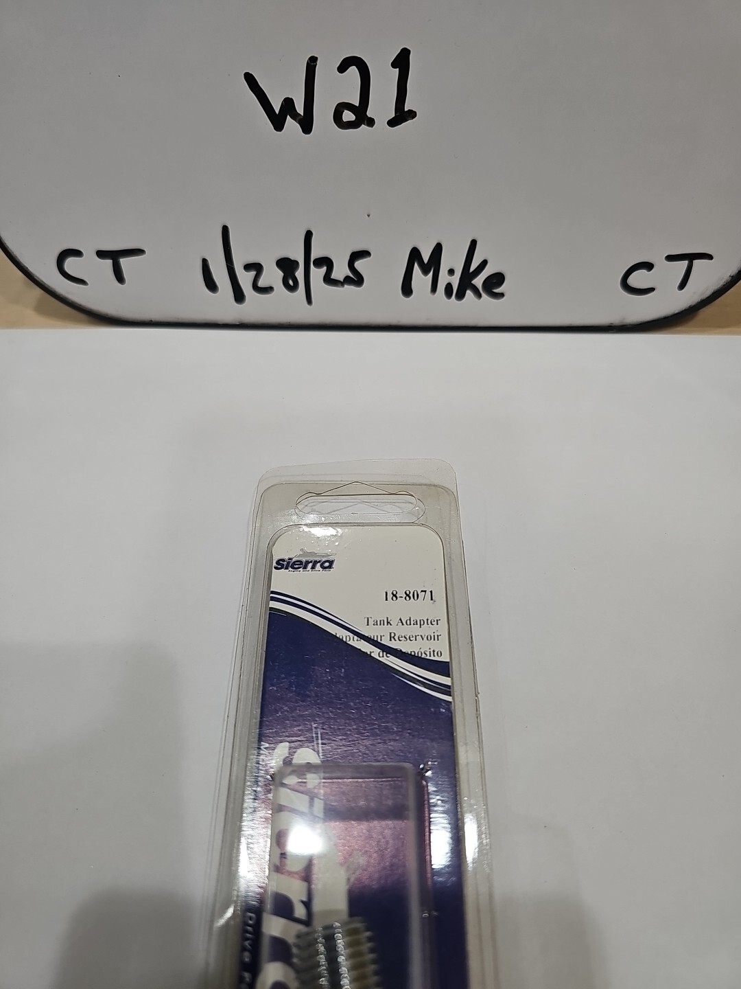 Sierra 18-8071 Marine Fuel Line Connector Chrysler/Force, Male 1/4" NPT Threads - Image 3