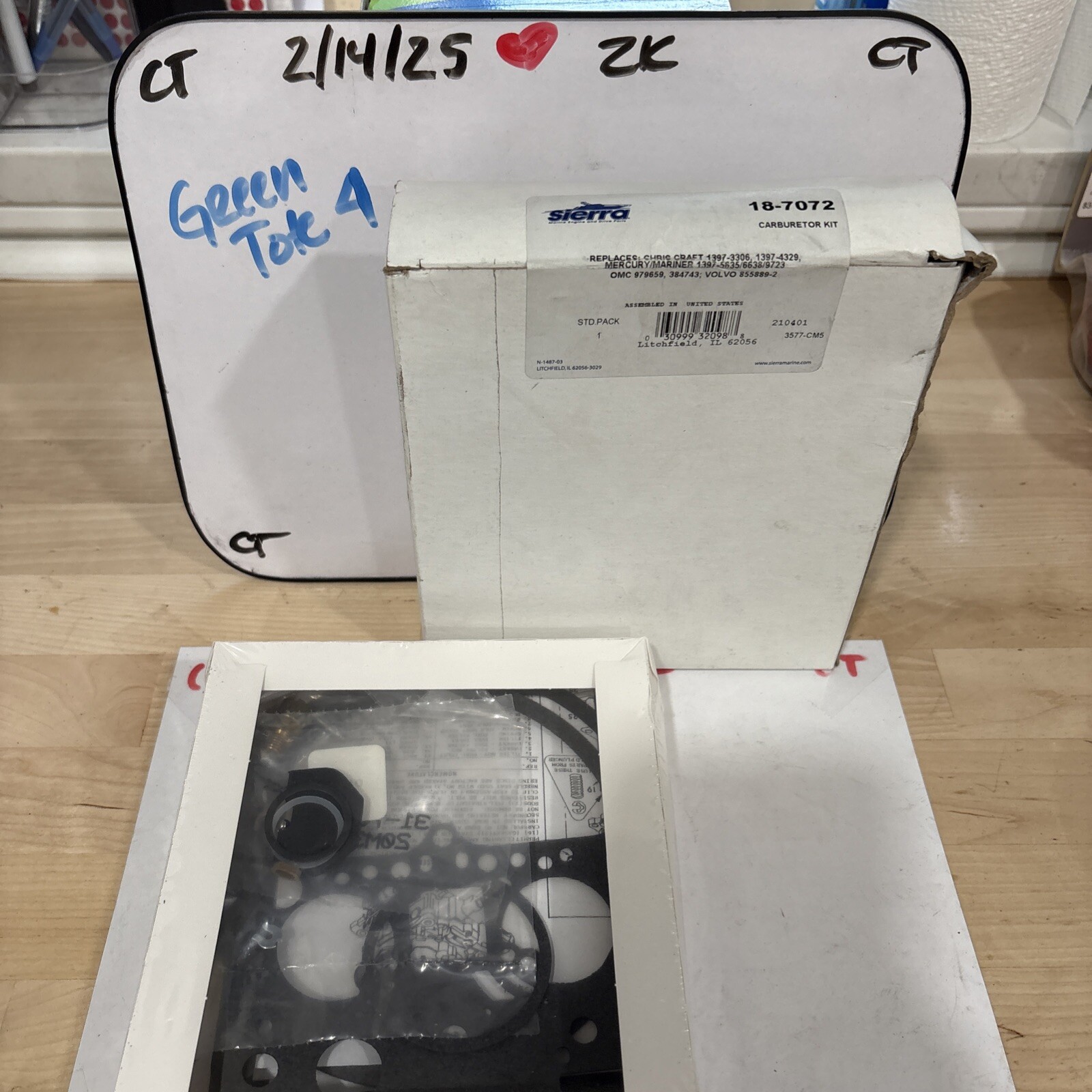 Sierra International, 18-7072, Carburetor Kit