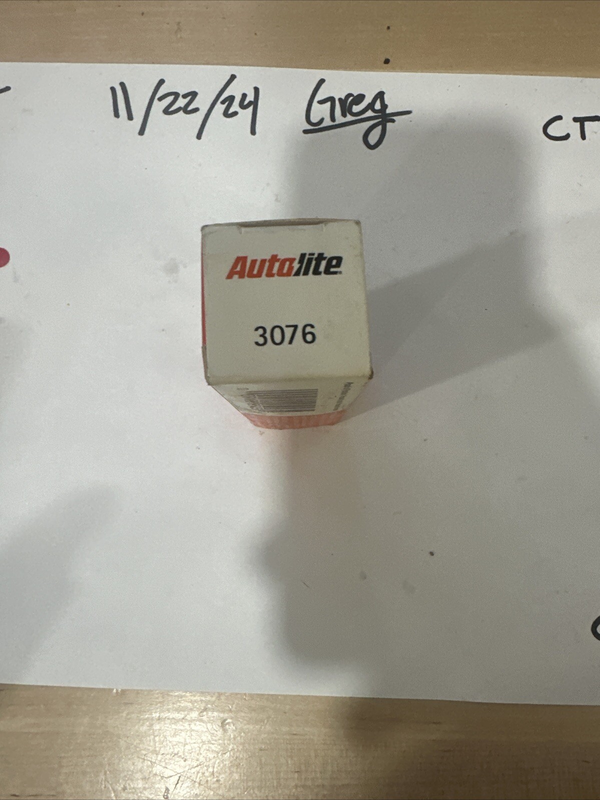 Spark Plug-Copper Non-Resistor Autolite 3076