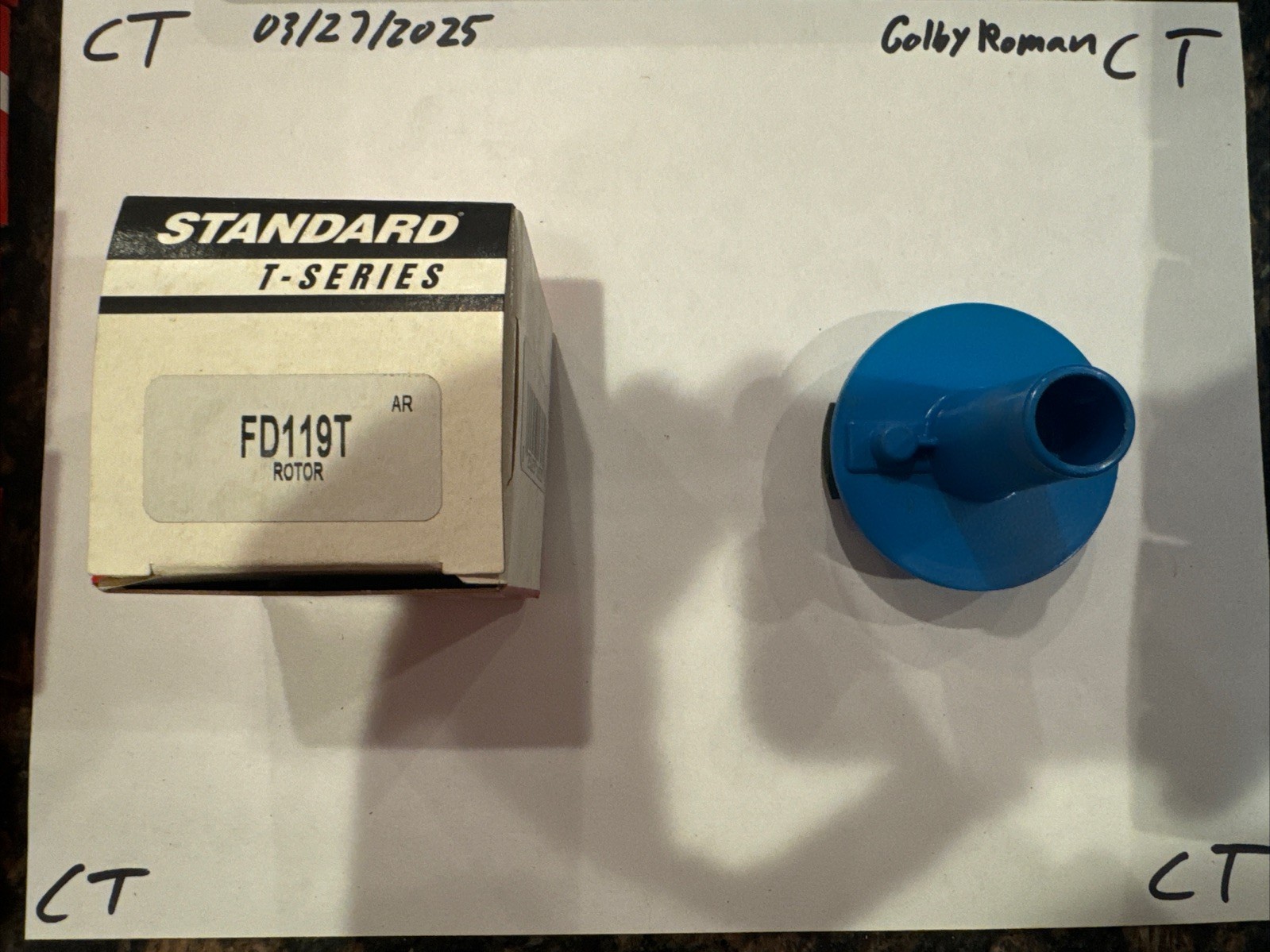 Standard Distri. Rotor FD119T Fits AMC, JEEP, FORD, EAGLE & MERCURY 1977-90