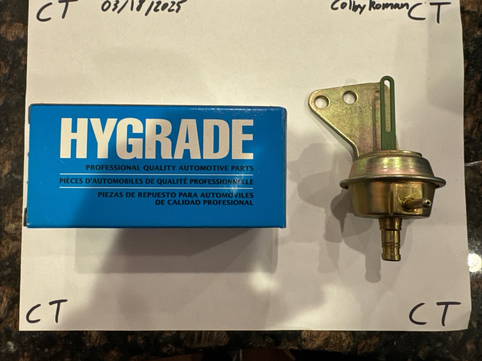 Standard Hygrade Choke Pull Off Assembly CPA-273