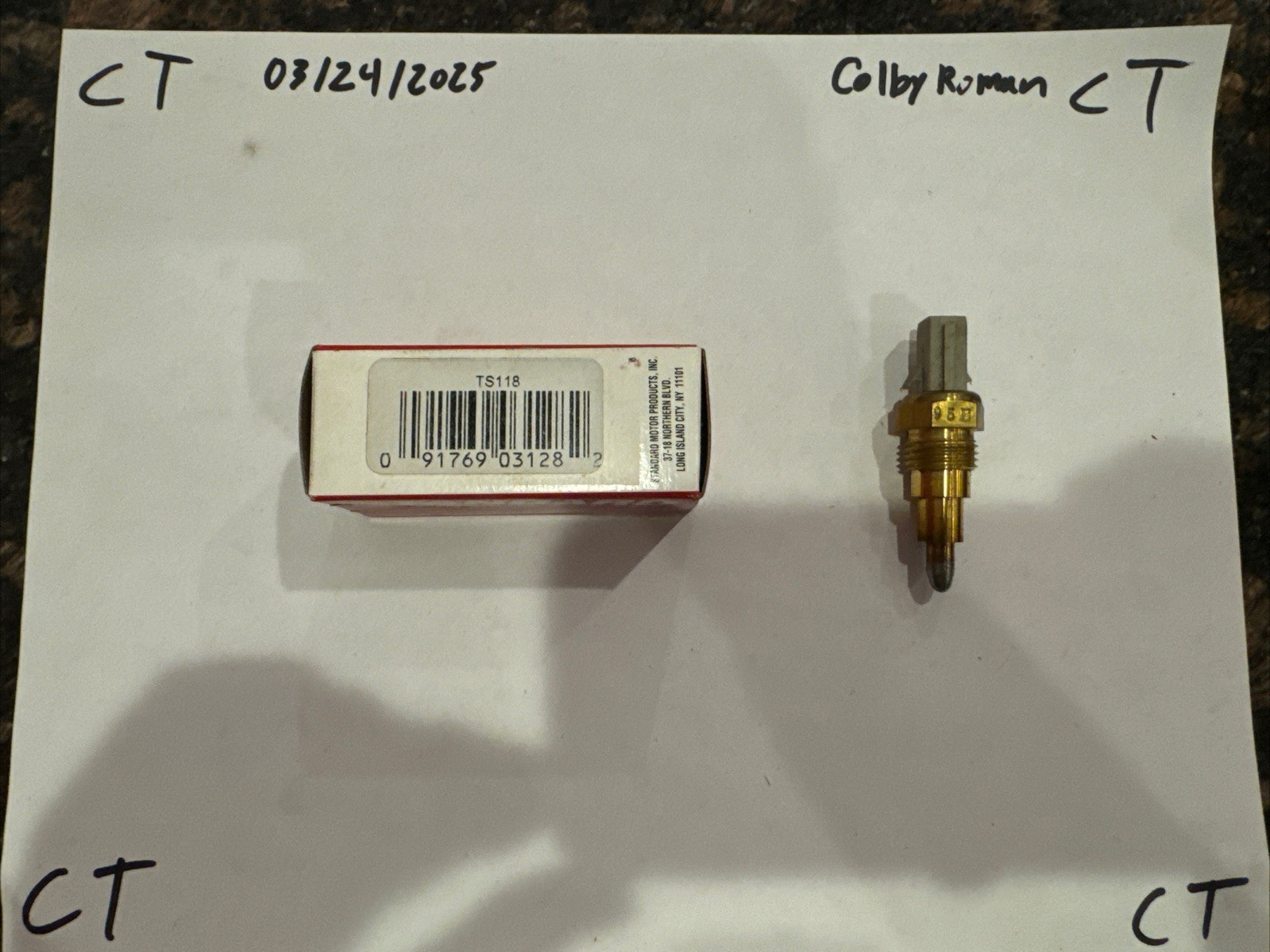 Standard Ignition Engine Cooling Fan Switch for Accord, Prelude TS-118 - Image 3