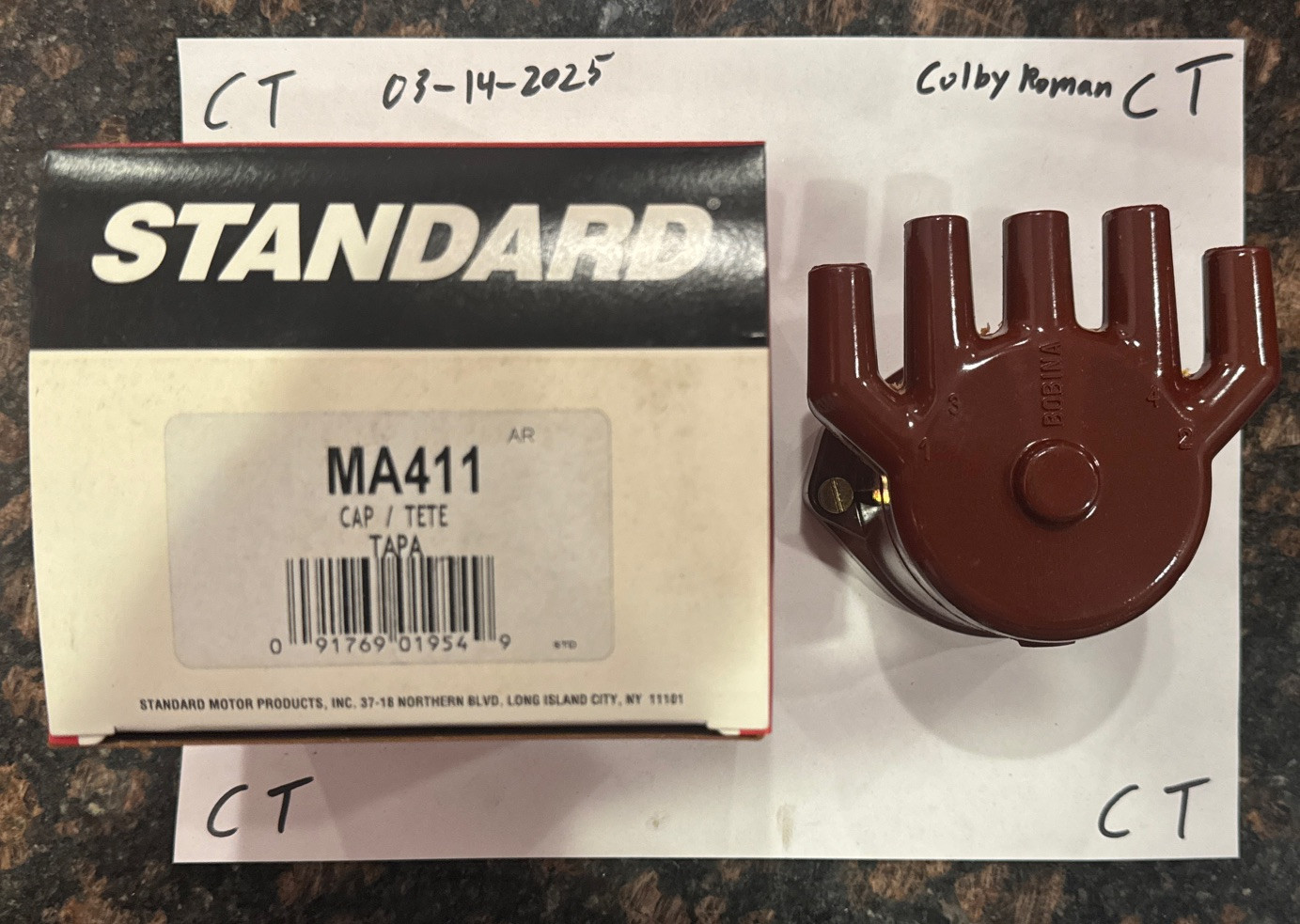 Standard Motor Products Distributor Cap MA411