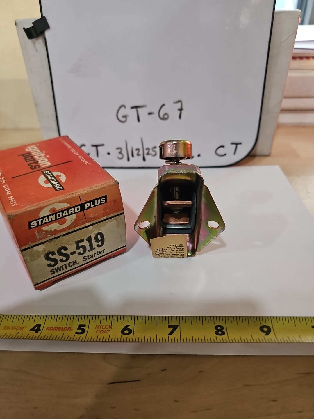 Standard SS-519 Floor Mounted Starter Switch For 36-47 Mopar Studebaker Willys - Image 4