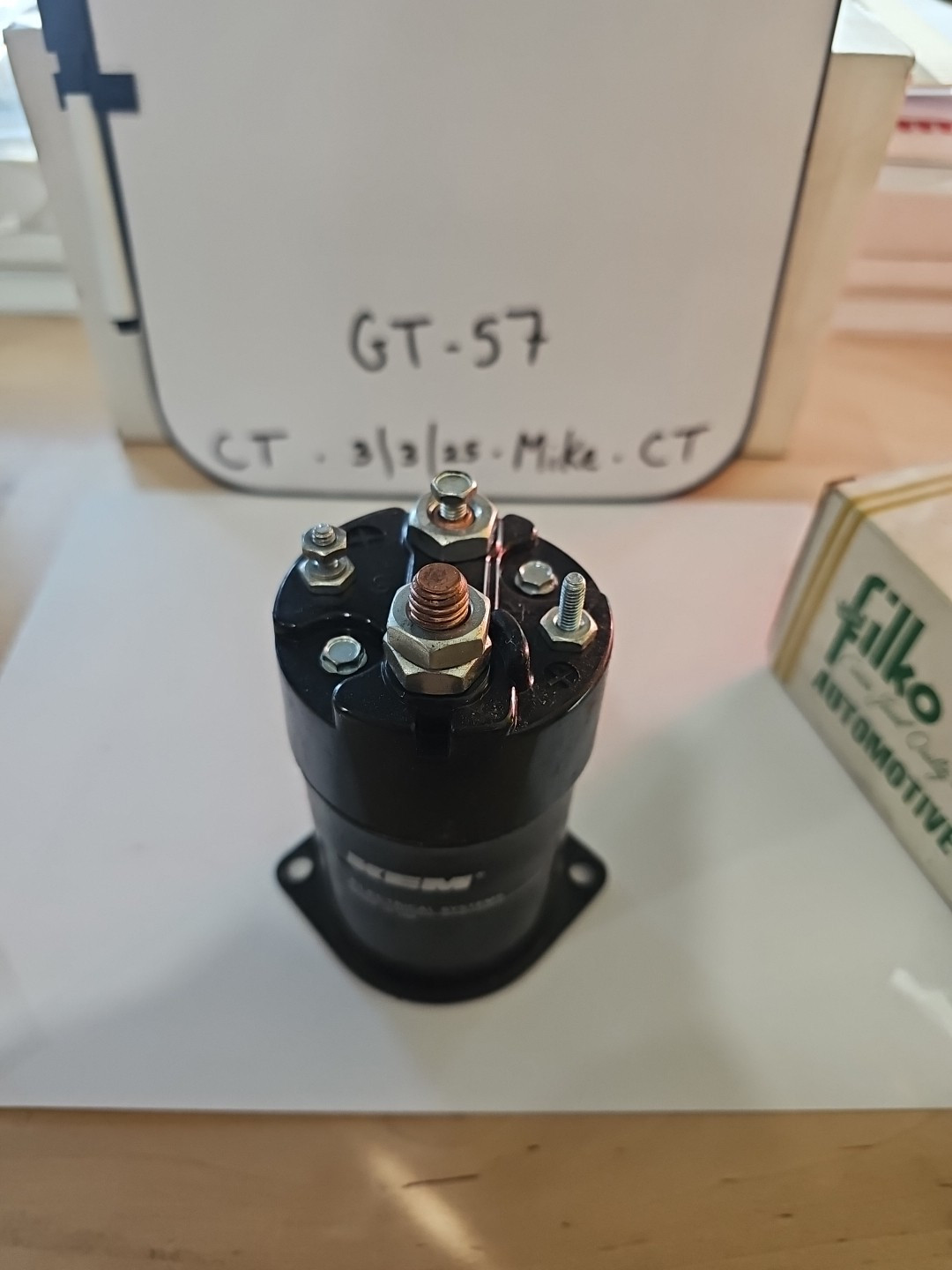 Starter Solenoid NOS Filko SW-169 for Some Ford Models 1968 - 1977 Made in USA - Image 3