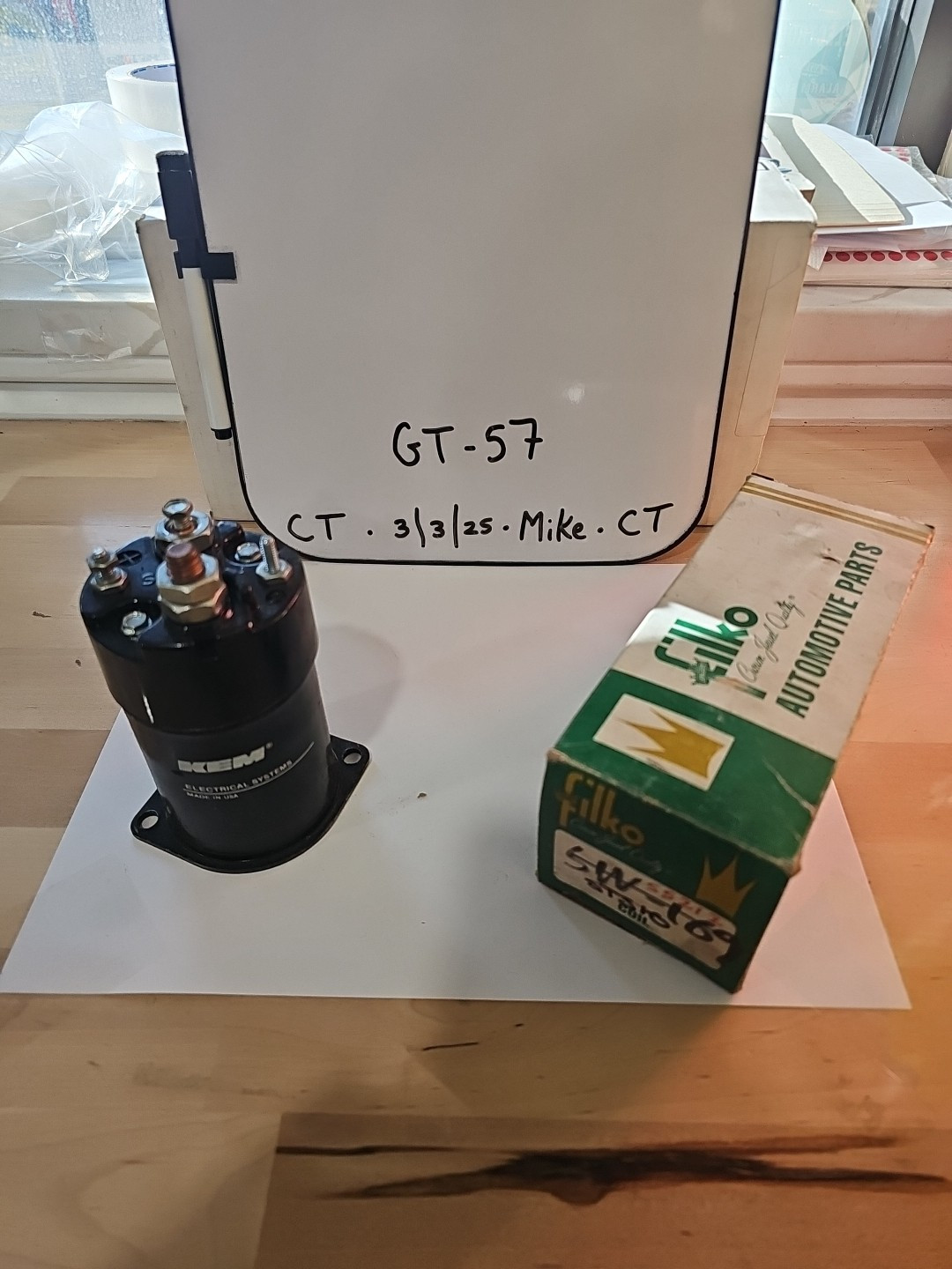 Starter Solenoid NOS Filko SW-169 for Some Ford Models 1968 - 1977 Made in USA