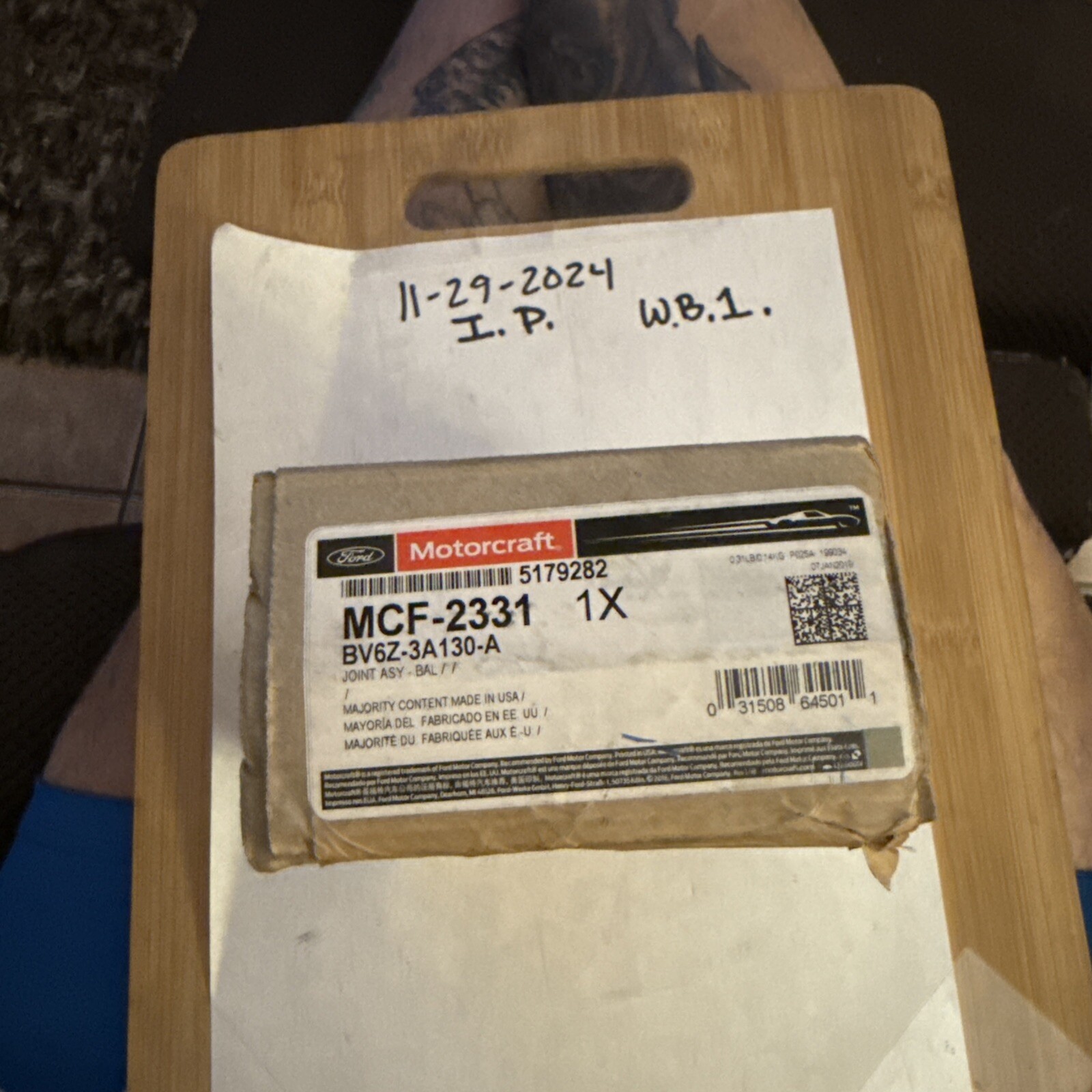 Steering Tie Rod End Motorcraft MCF-2331 fits 2012 Ford Focus