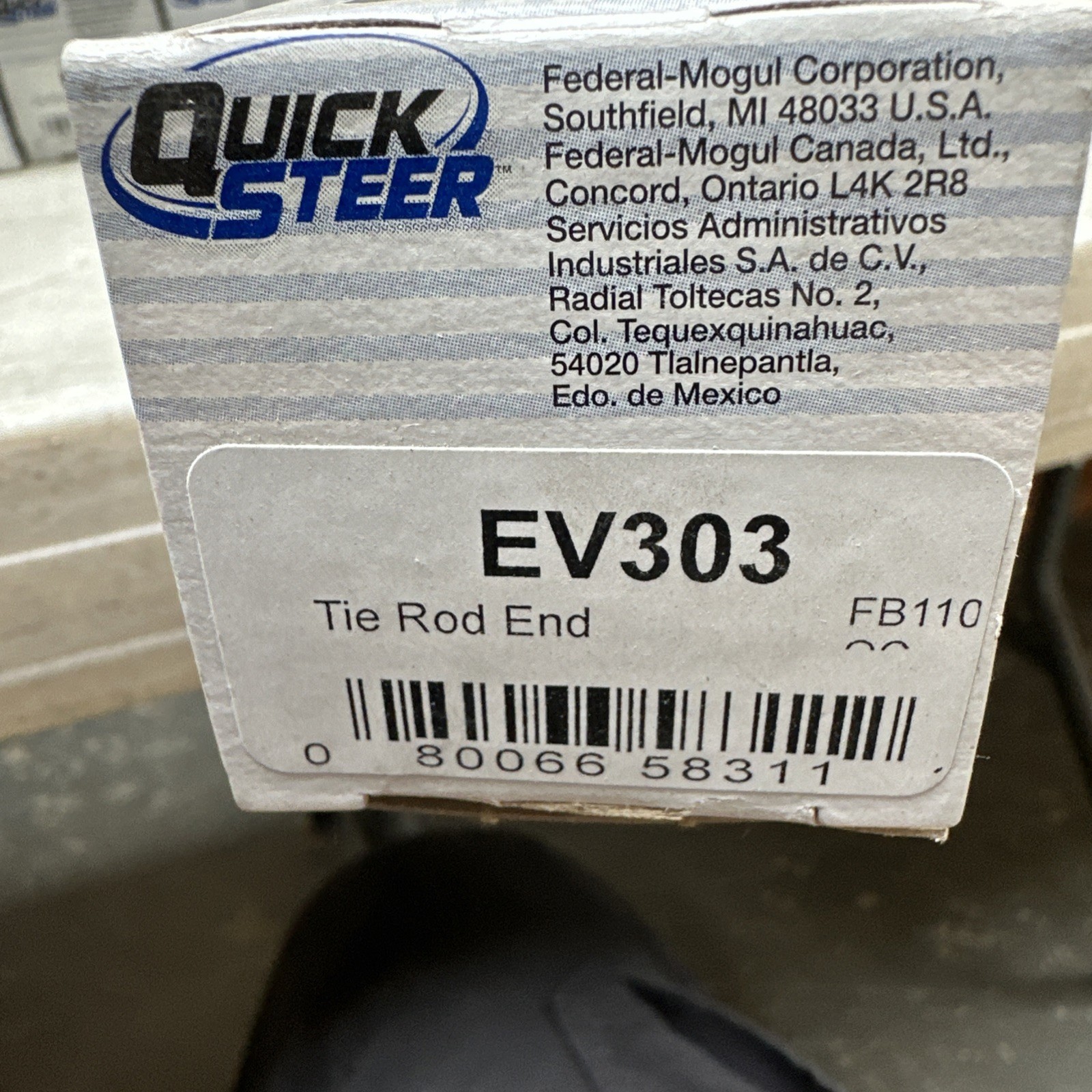 Steering Tie Rod End QuickSteer EV303 - Image 3