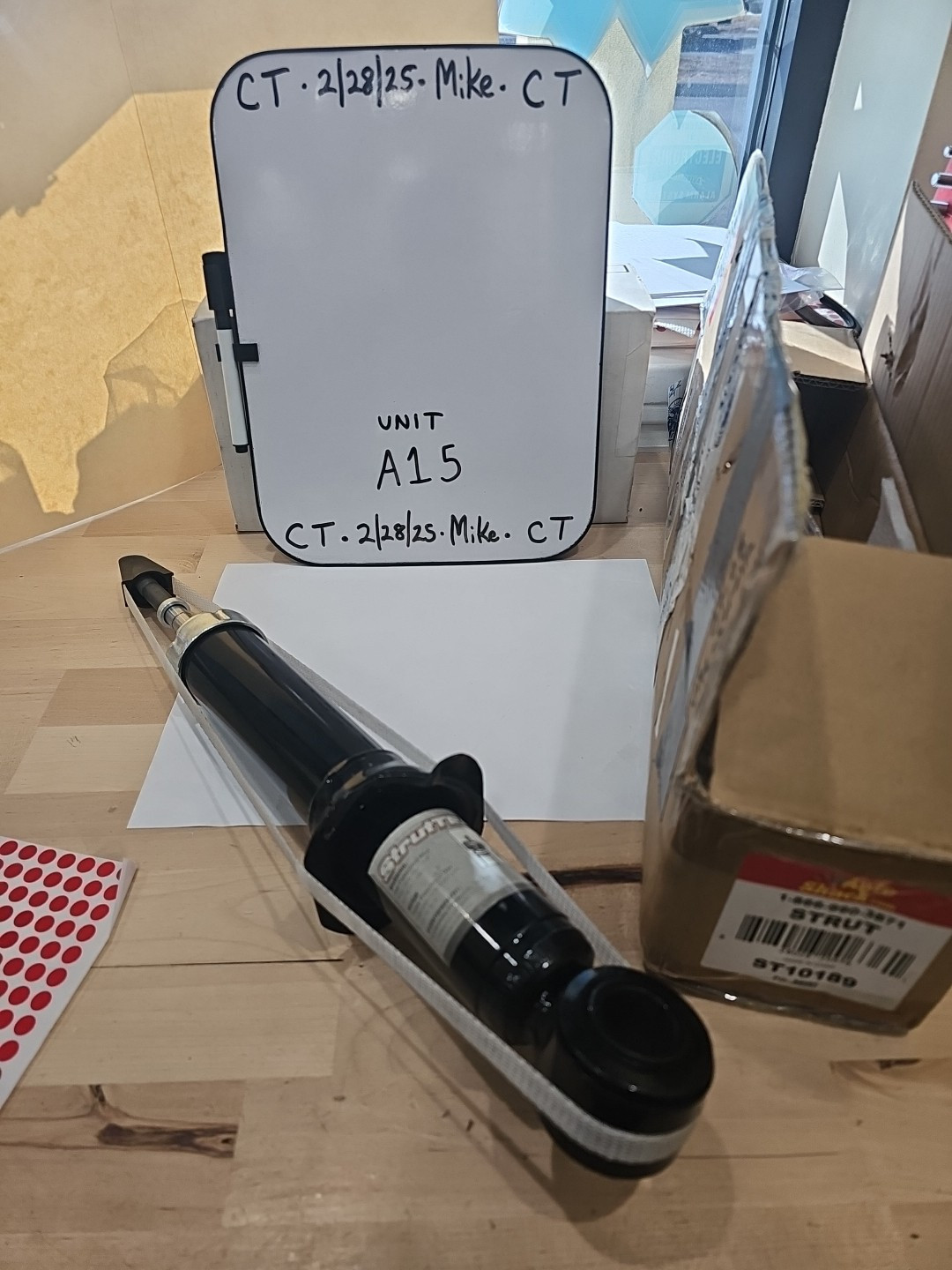 StrutTek ST10189 Gas Pressurized Rear Strut 03-08 For Vibe, Corolla, Matrix