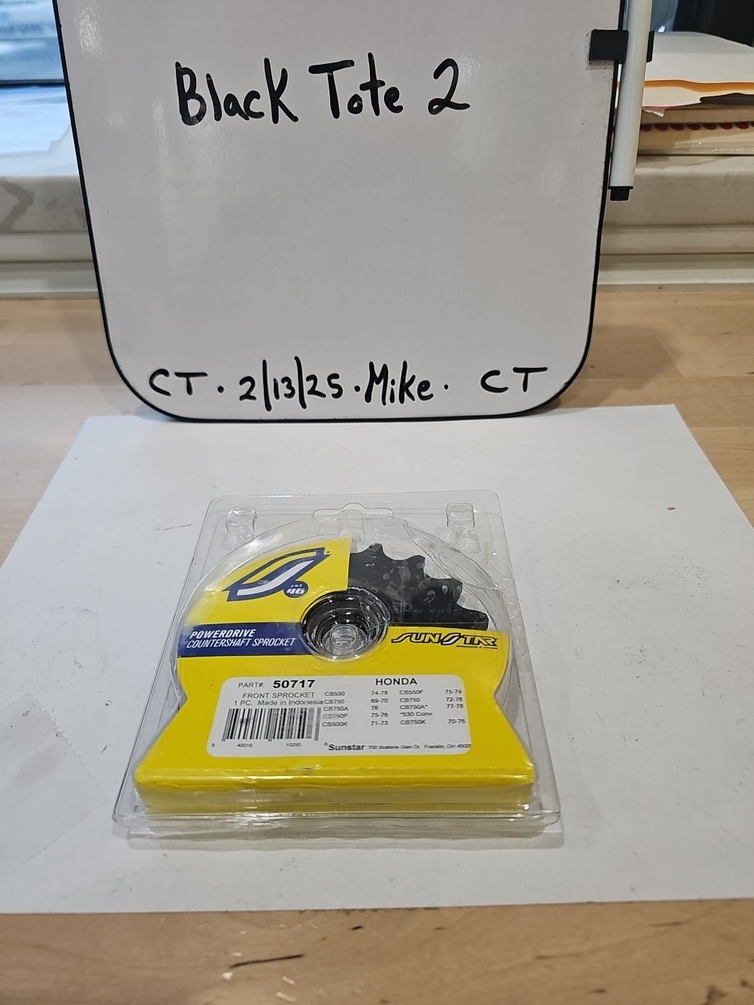 Sunstar Sprocket Countershaft - 17-Tooth 50717