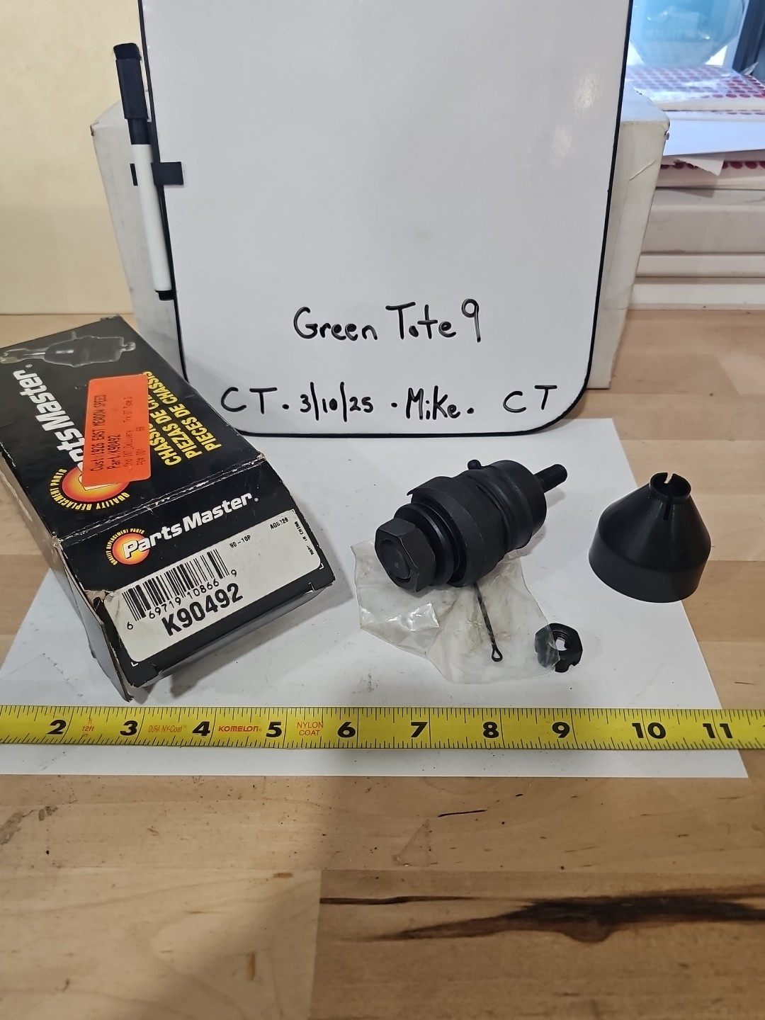 Suspension Ball Joint-Base Parts Master K90492