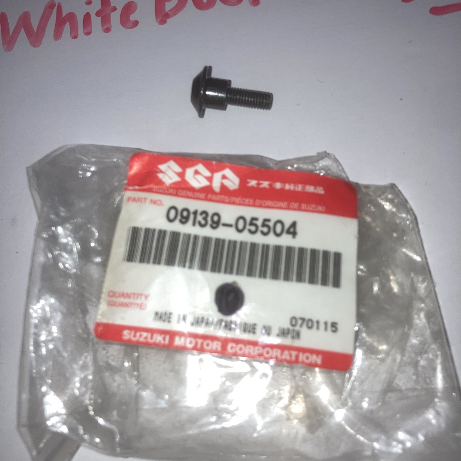 Suzuki 09139-05504 Screw Genuine OEM New - Image 4