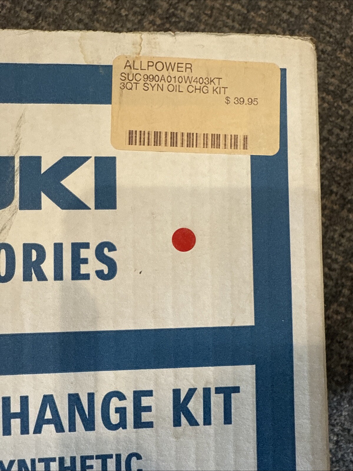 Suzuki 990a010w403kt Oil Change Kit Gsx-r Oil Change Kit - Image 3