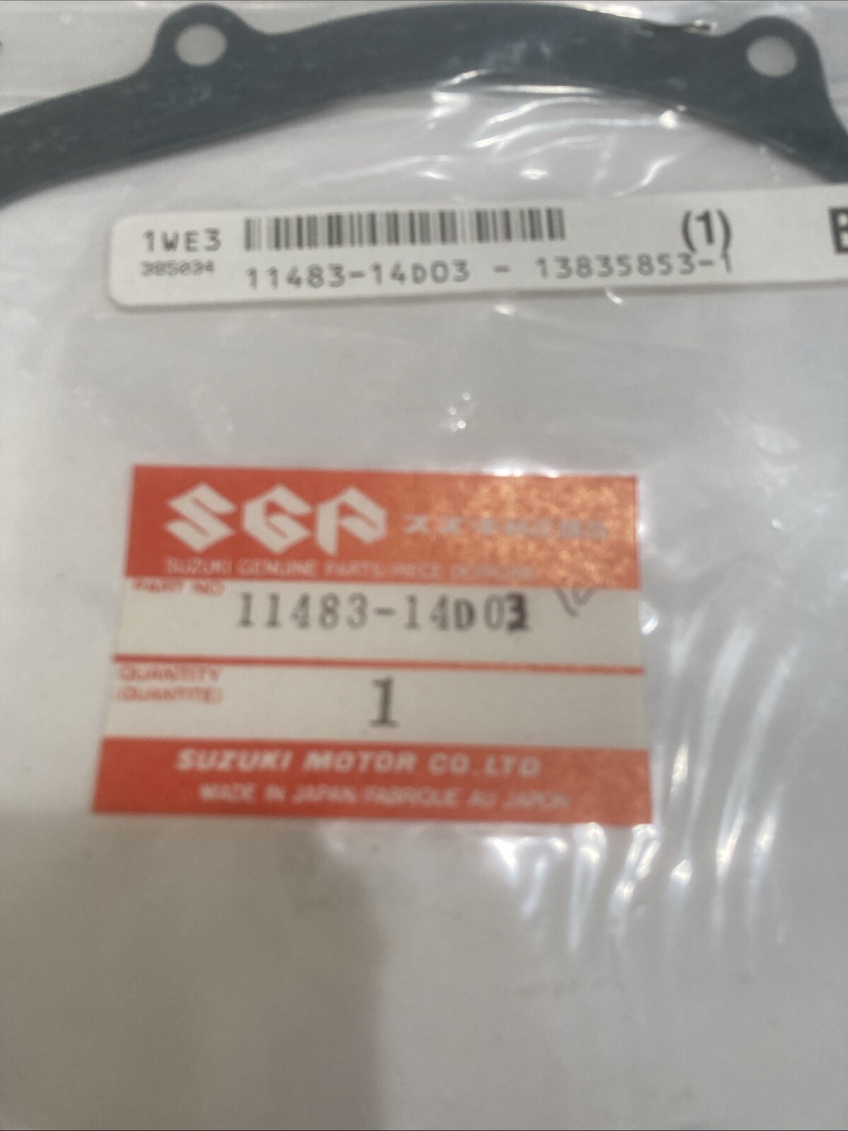 Suzuki DR250 11483-14D03 Magneto Cover Gasket - Image 3