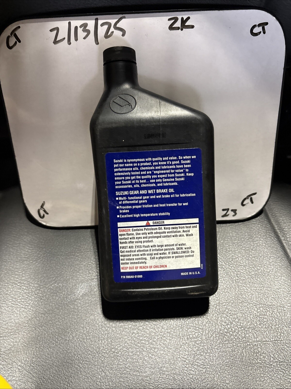 Suzuki Gear And Wet Brake Oil SP-1H 990A0-01000 - Image 3