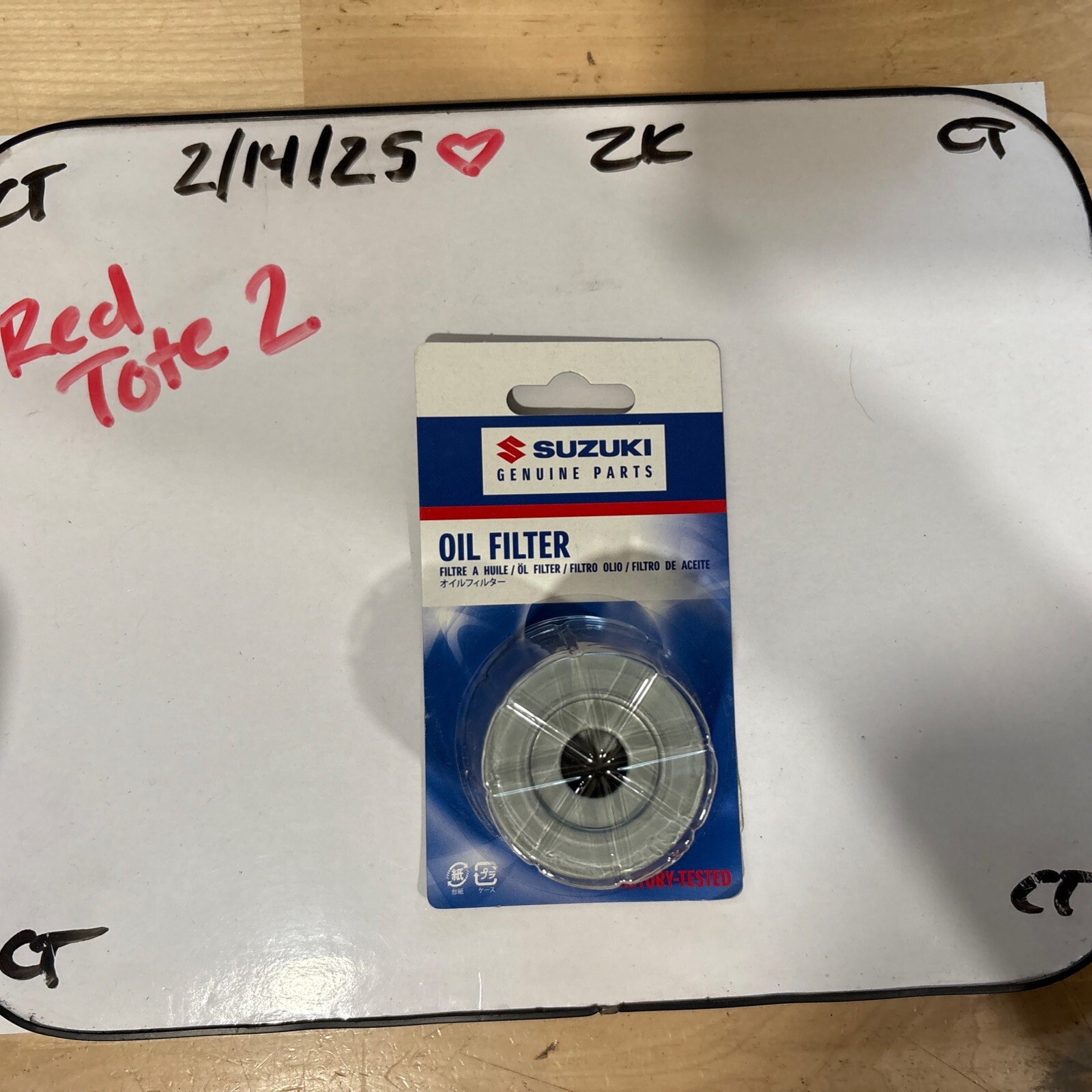 Suzuki Genuine OEM Authentic Oil Filter 16510-05240