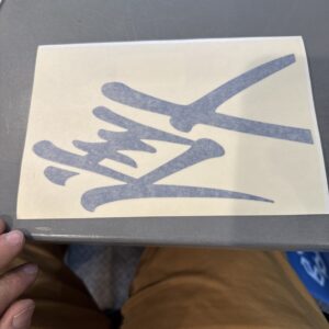 Suzuki Hayabusa Sticker 990a0-19039-blu. Blue Nos Sticker OEM