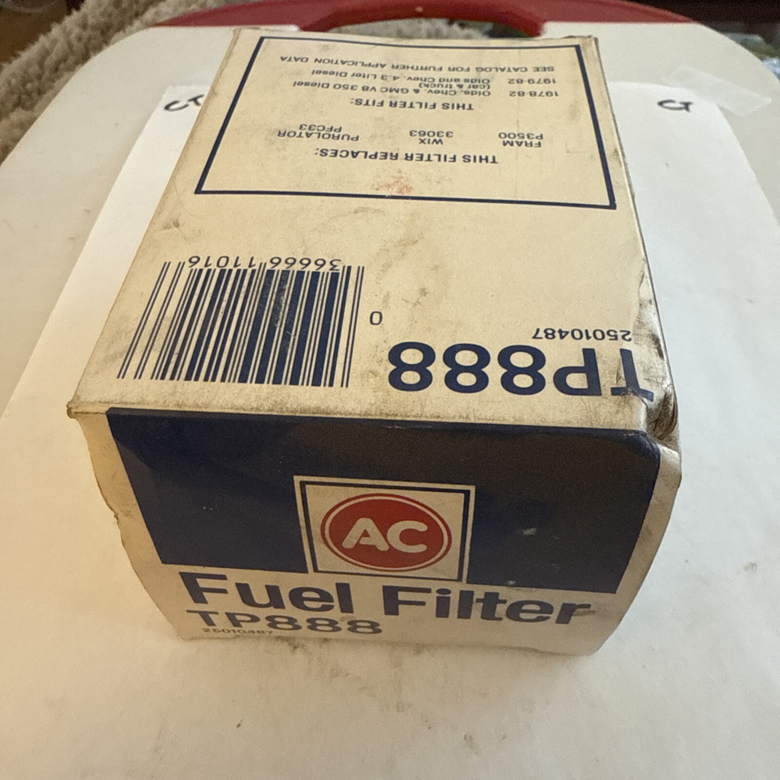 TP 888 25010487 Fuel Filter For 6 Cylinder 4.3L Diesel Engines 1984 OE - Image 4