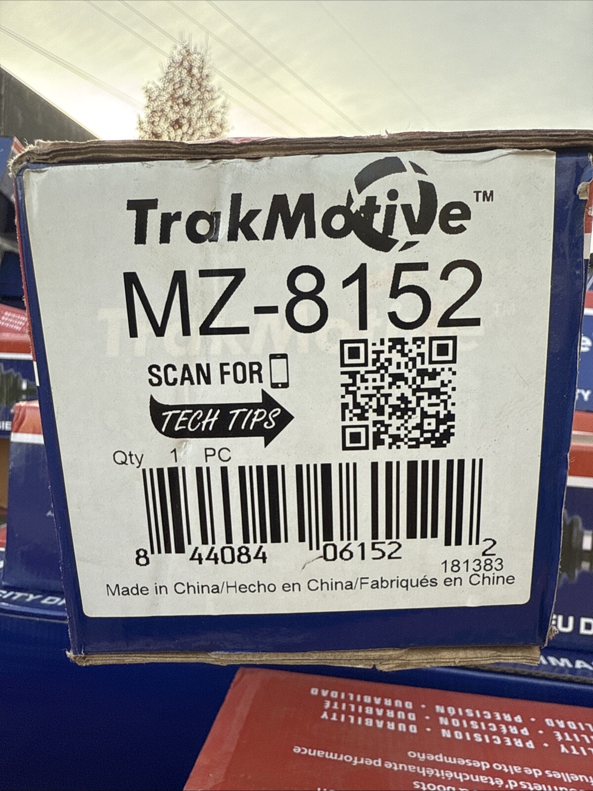 TRAKMOTIVE MZ-8152 CV Axle Shaft