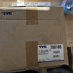 TYC 700186 A/C Condenser Blower Assembly For 99-14 Volvo S60 S80 V70 XC70 XC90