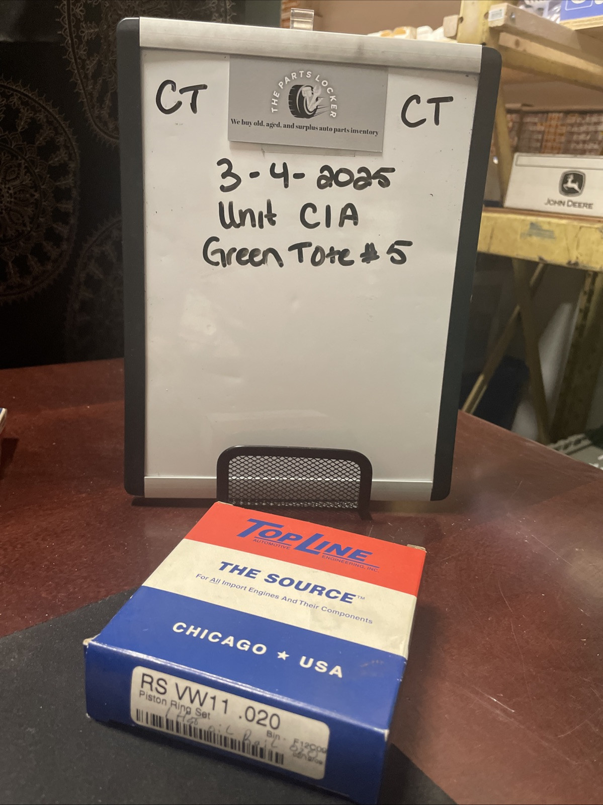 TopLine RS VW11 .020 Piston Ring Set