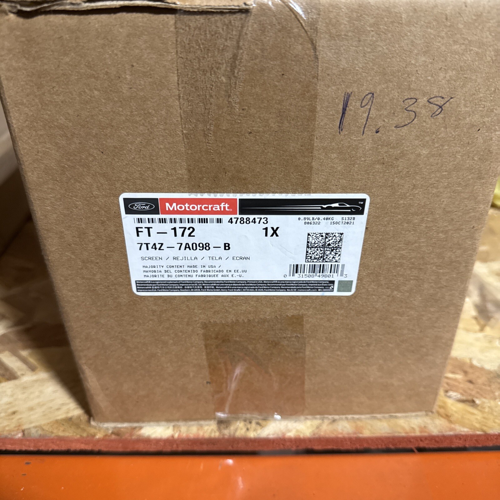 Transmission Filter Kit-Auto Trans Filter Kit Motorcraft FT-172