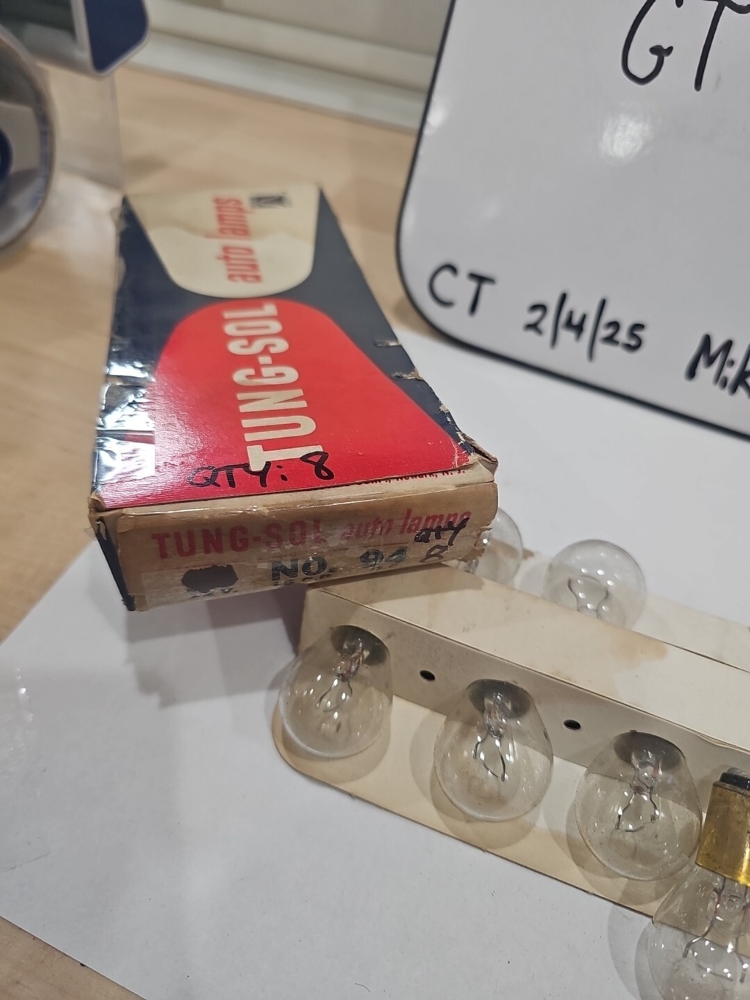 Tung-Sol #94 Auto Lamps 12v 15c.p. (1 Package Of 8 Bulbs) - Image 3